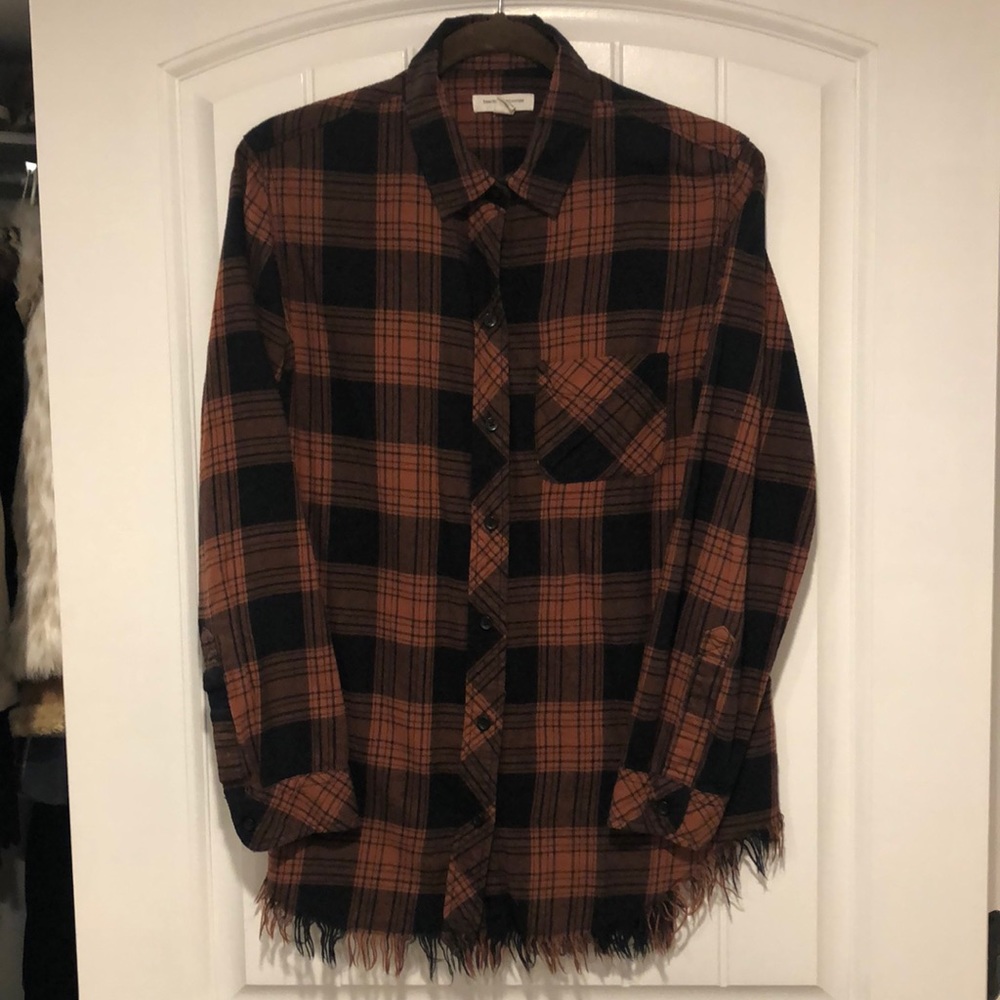 Long sleeve flannel button down